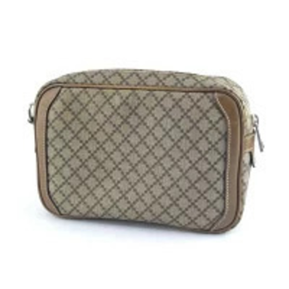 Gucci Bag Diamante Brown Beige Clutch Brown Tan